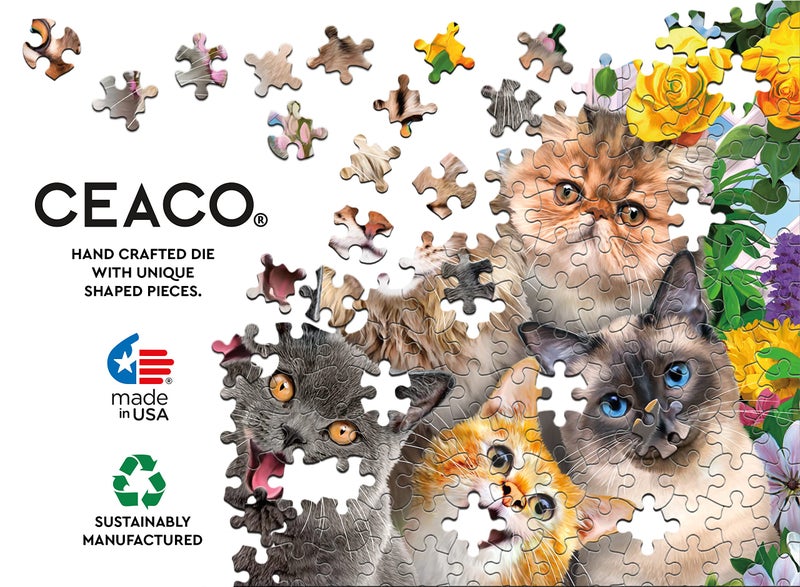Ceaco - Selfies - Feline Friends - 550 Piece Jigsaw Puzzle - Image 5